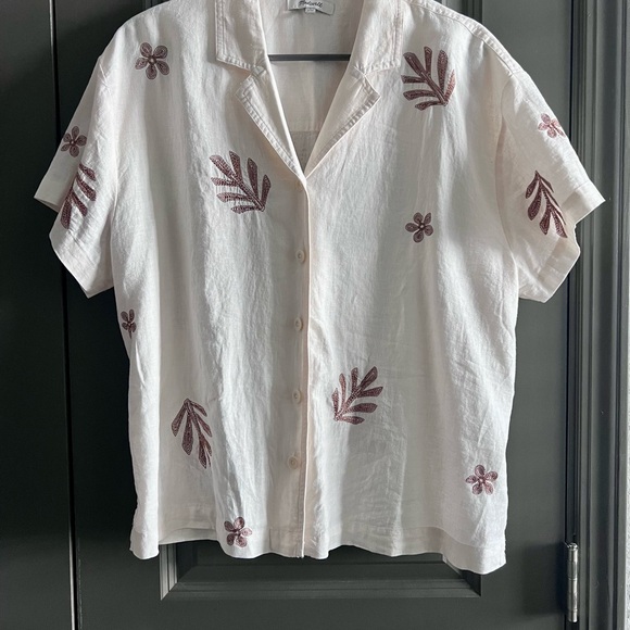 Madewell embroidered button down shirt - Picture 5 of 6